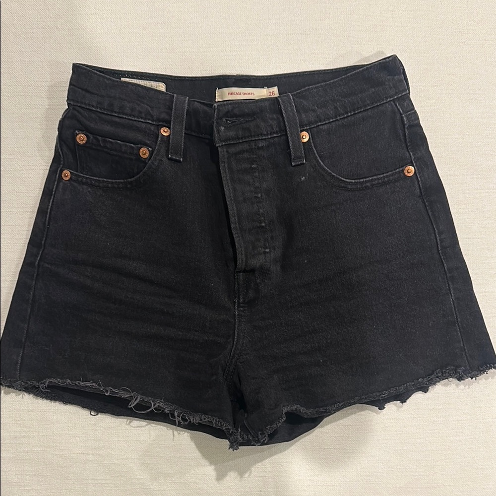 Levi’s Black Denim Shorts